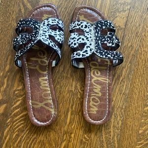 Sam Edelman Animal Print Bay Sandals 7